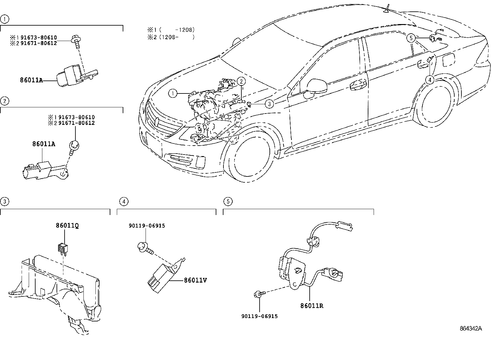 86120-30N10 RECEIVER ASSY, RADIO product image