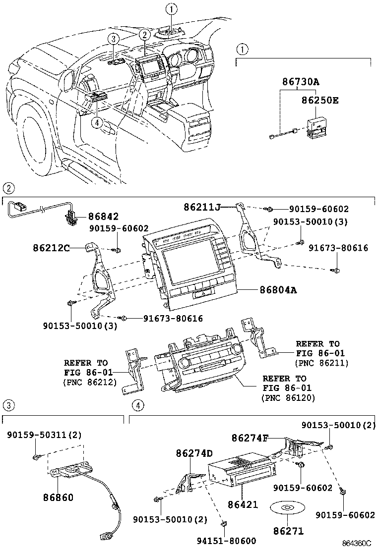 86110-60180 MULTI-DISPLAY ASSY product image