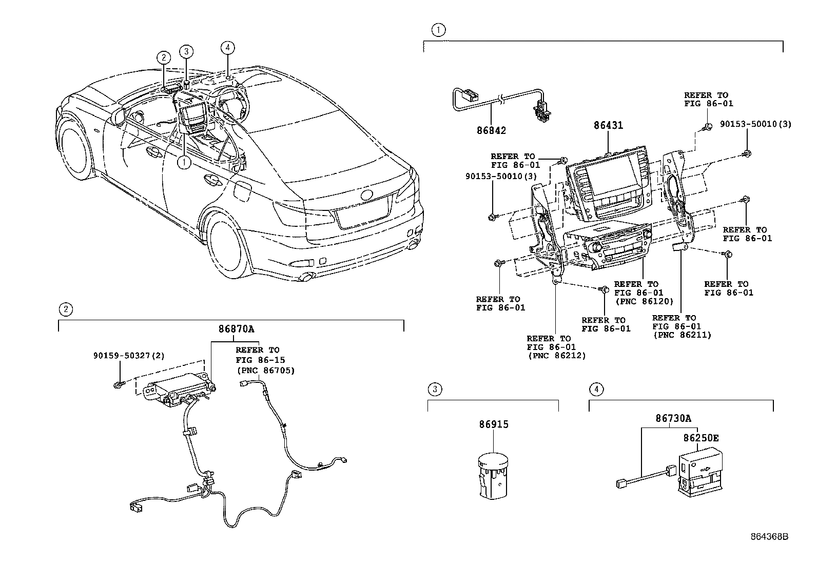 86110-53170 MULTI-DISPLAY ASSY product image