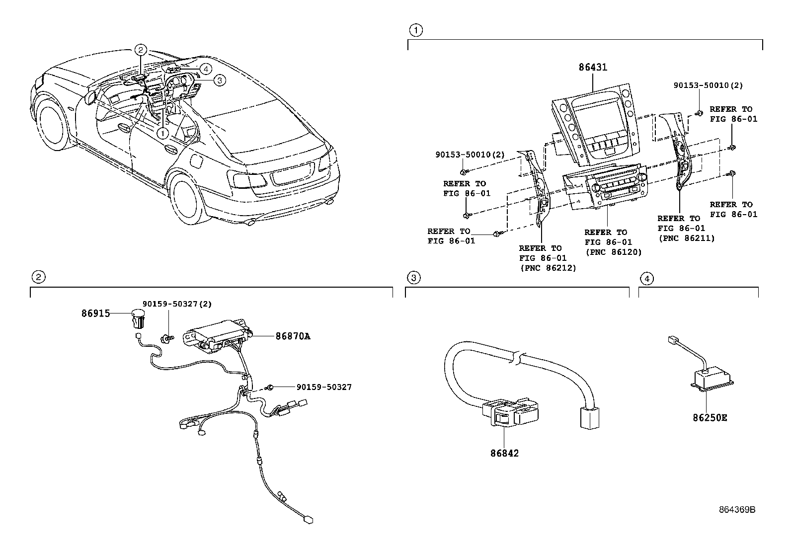 86870-30100 ANTENNA ASSY, GPS & VICS product image