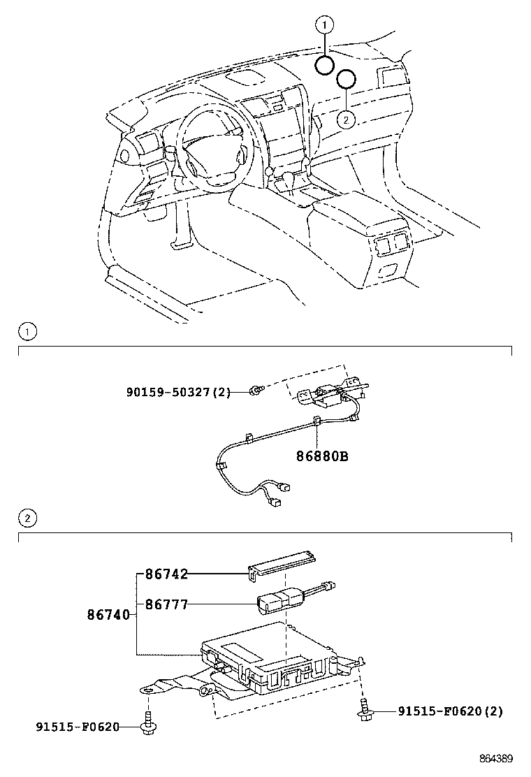 86741-30071 TRANSCEIVER, TELEMATICS product image