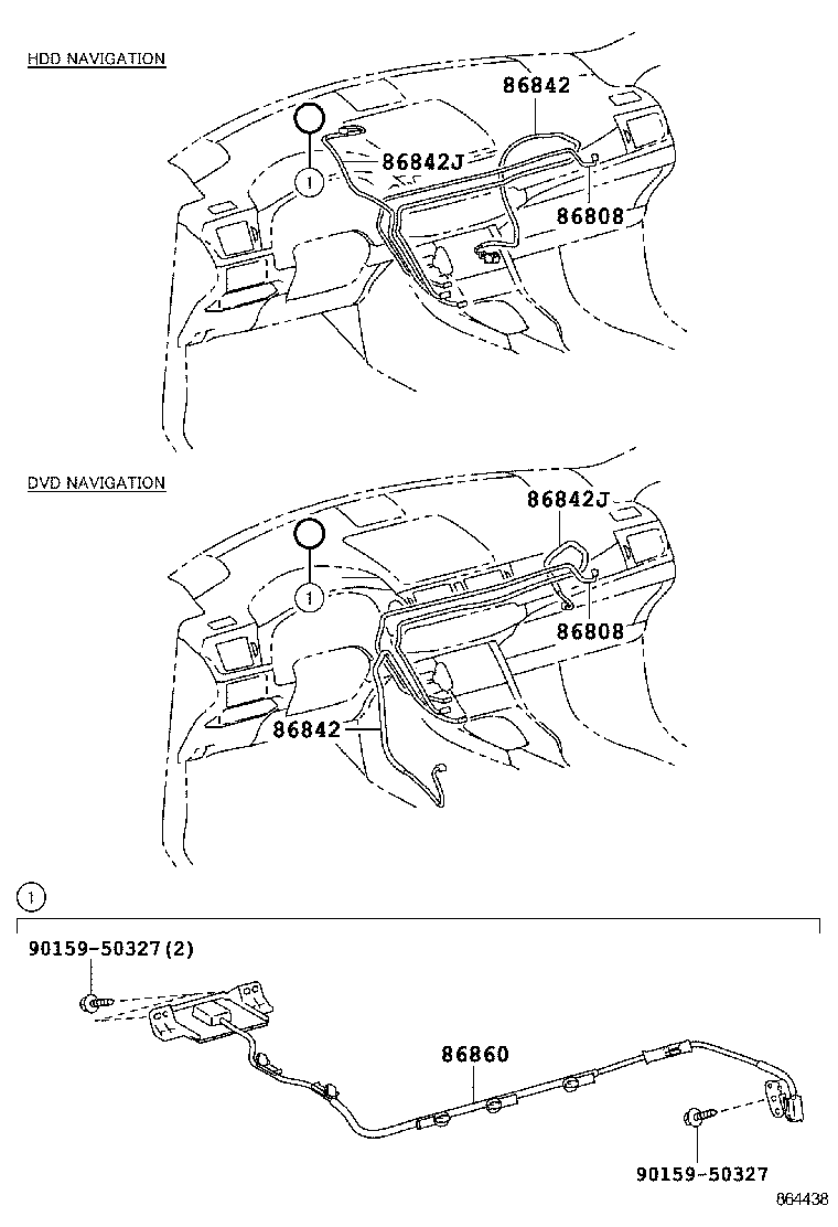 86101-76560 CORD SUB-ASSY, ANTENNA product image