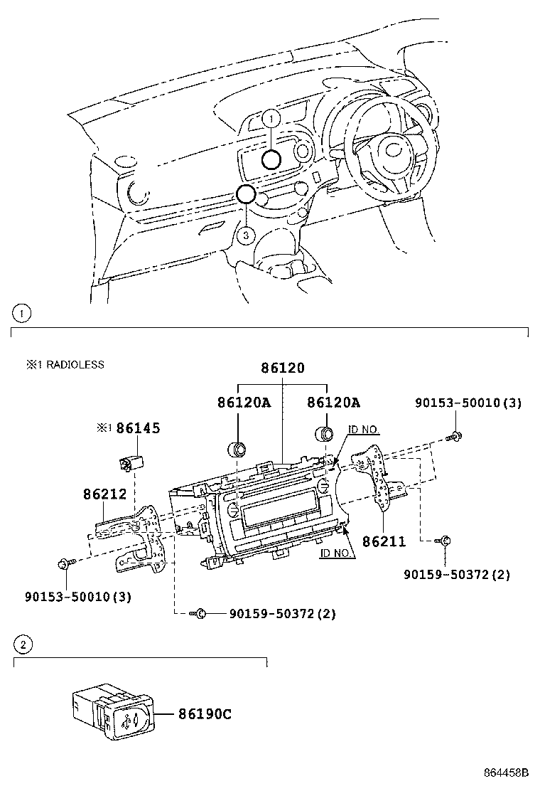 86145-52010 CONNECTOR, ANTENNA MALE product image