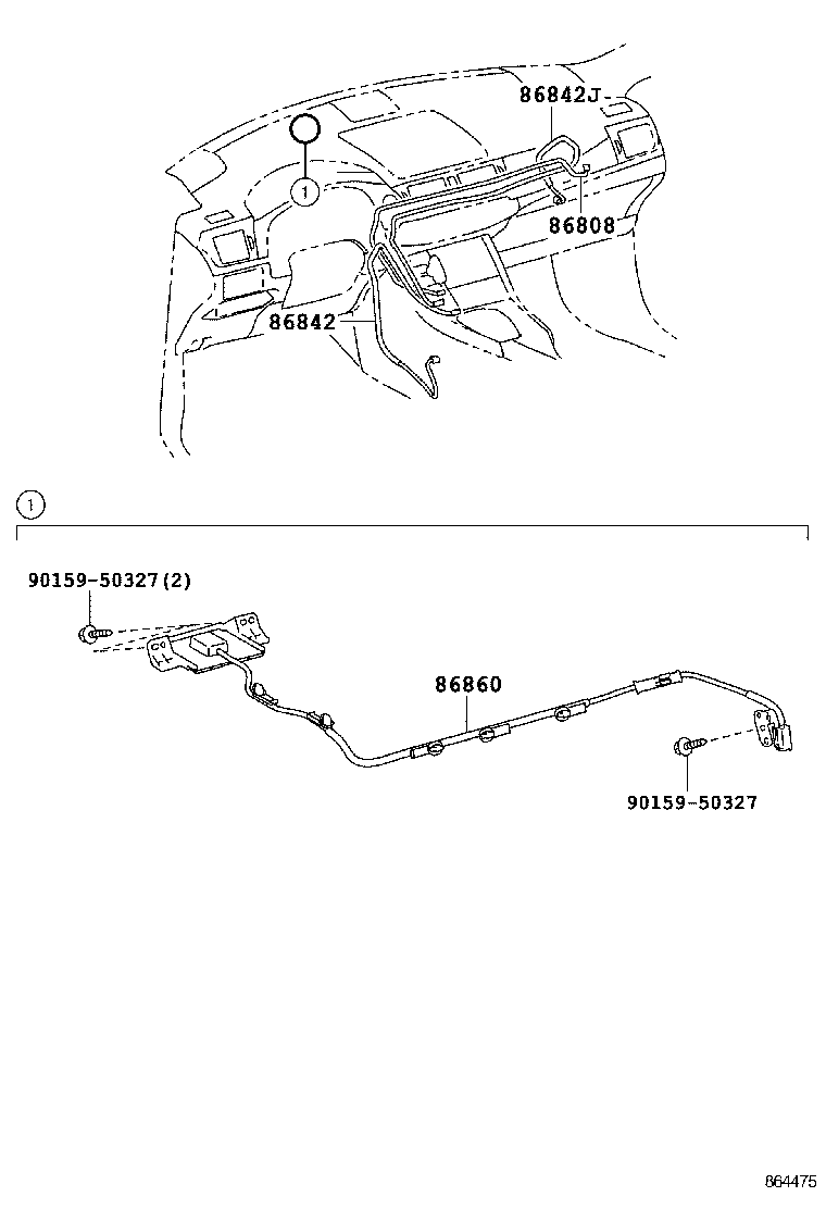 86431-76080 DISPLAY, DISPLAY & NAVIGATION MODULE product image