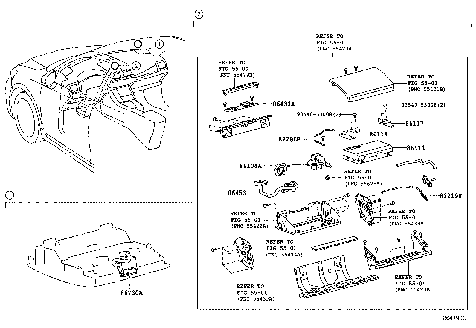 Toyota 86271-78012 DISC, DISC PLAYER