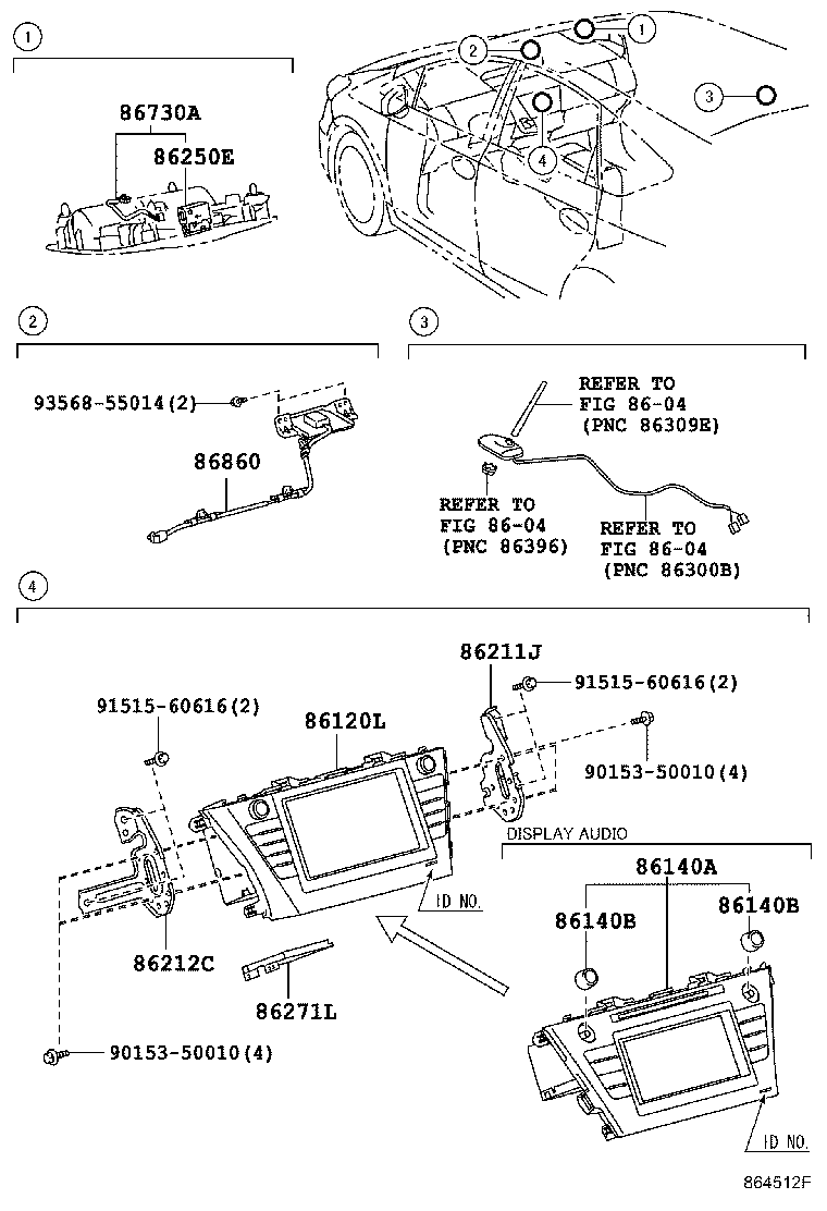 Toyota 86140-47210 RECEIVER ASSY, RADIO & DISPLAY
