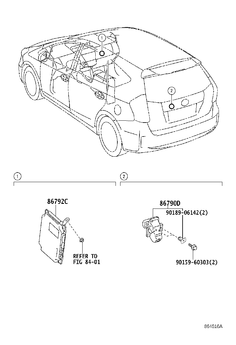 86792-47280 COMPUTER, PARKING ASSIST product image