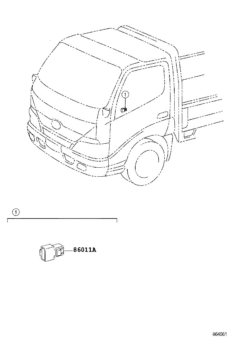 86120-37360 RECEIVER ASSY, RADIO product image