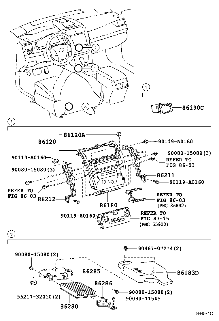 Toyota 90011-25195 KNOB, RADIO RECEIVER SWITCH
