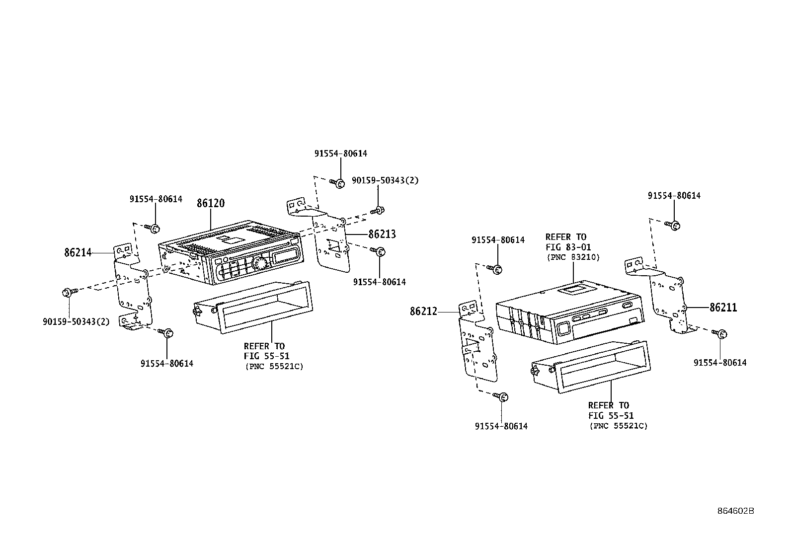 86212-37100 BRACKET, RADIO, NO.2 product image