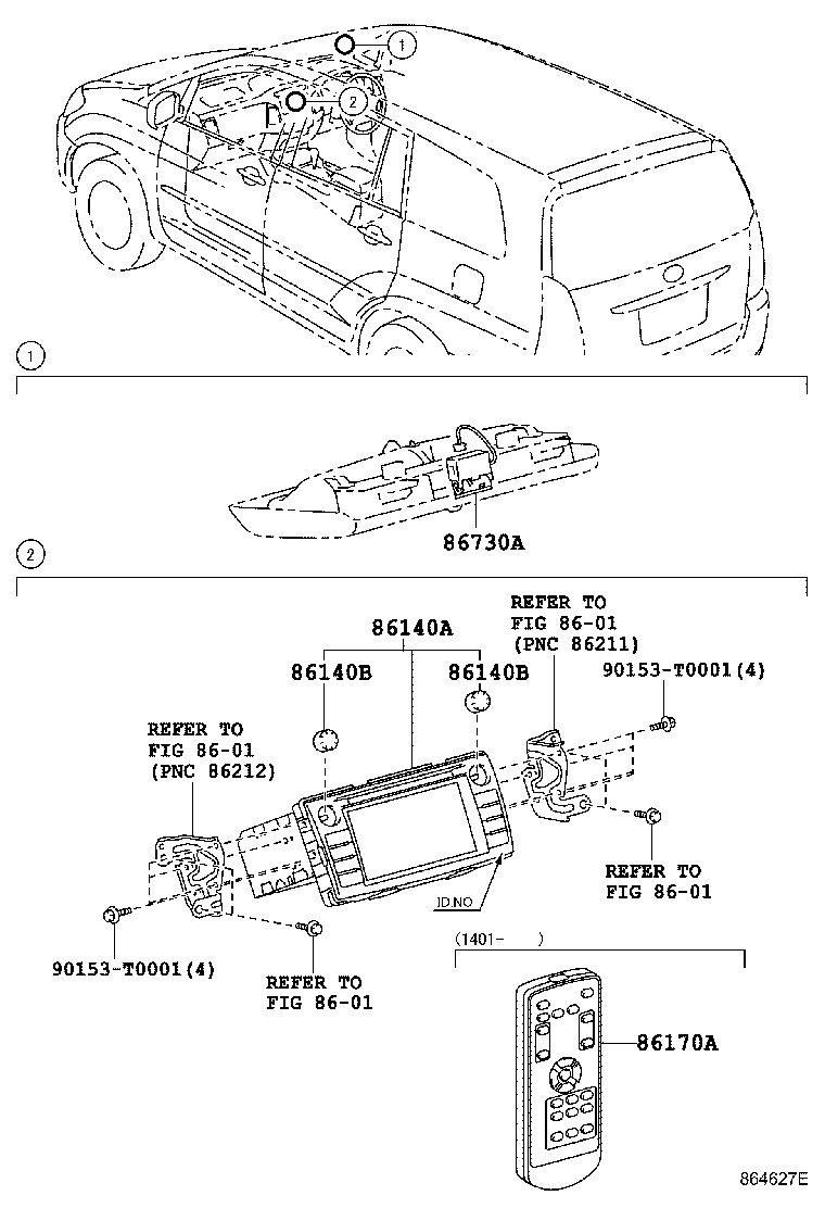 86170-0K010 SWITCH & VOLUME ASSY product image