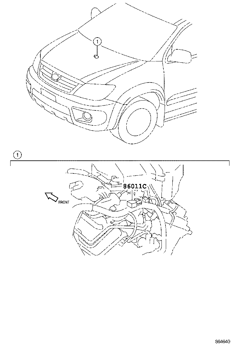 86211-0K080 BRACKET, RADIO, NO.1 product image