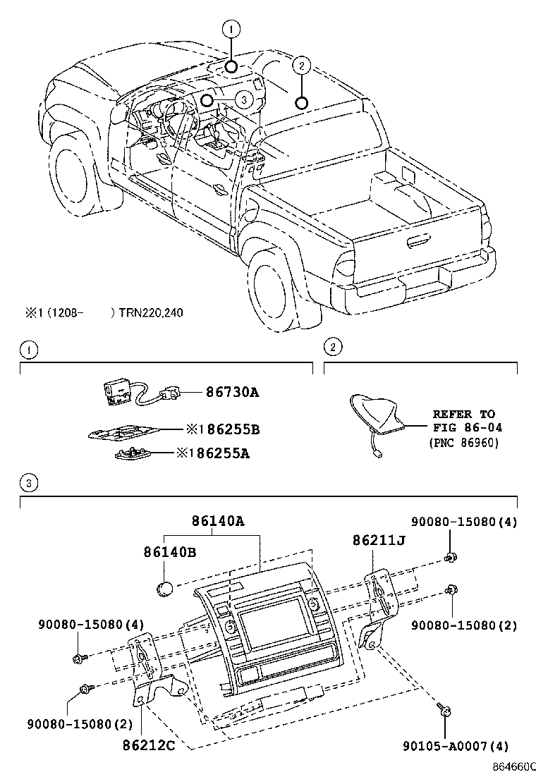 Toyota 86140-04080 RECEIVER ASSY, RADIO & DISPLAY