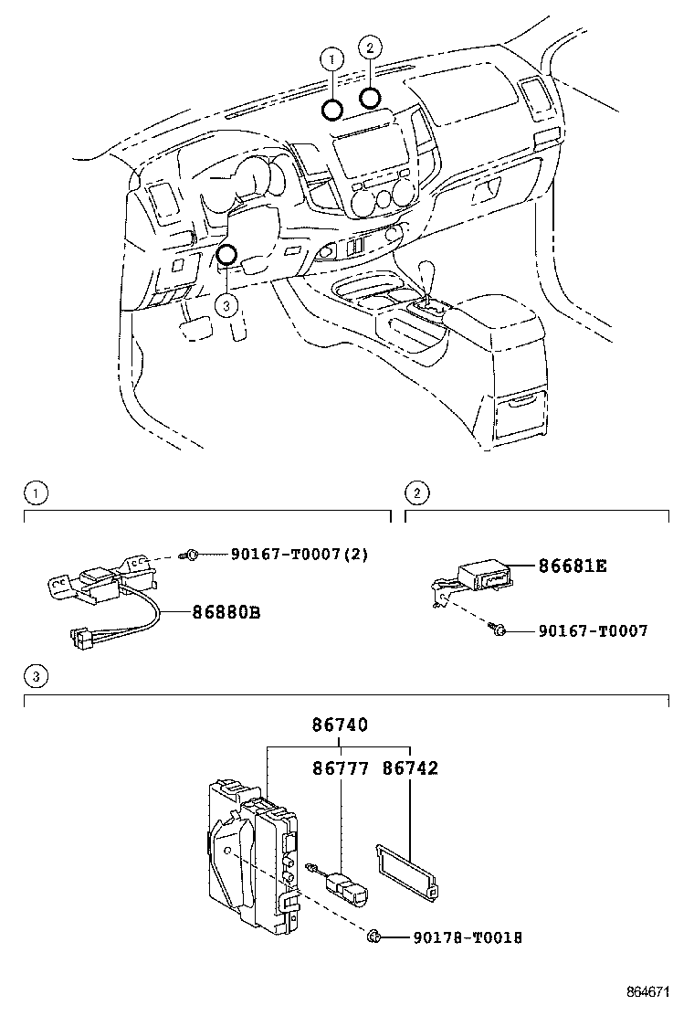 86740-0K040 TRANSCEIVER ASSY, TELEPHONE product image