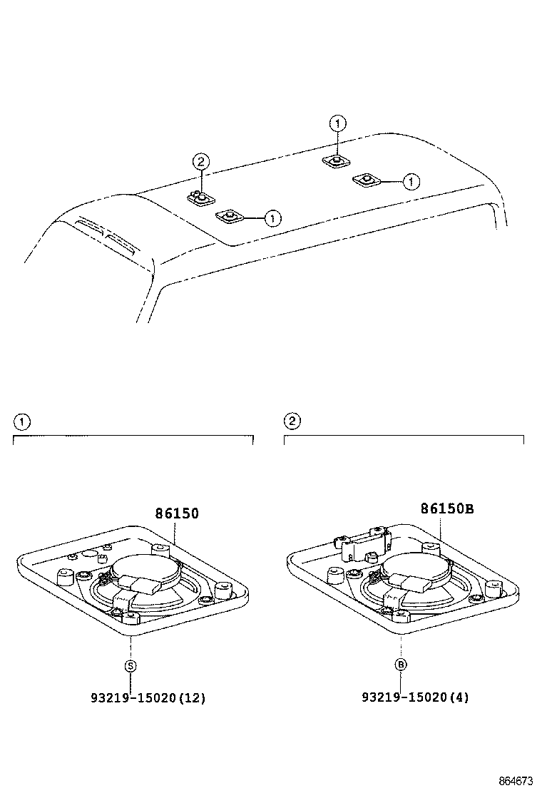 86150-36150-A0 SPEAKER ASSY, W/BOX, NO.2 product image