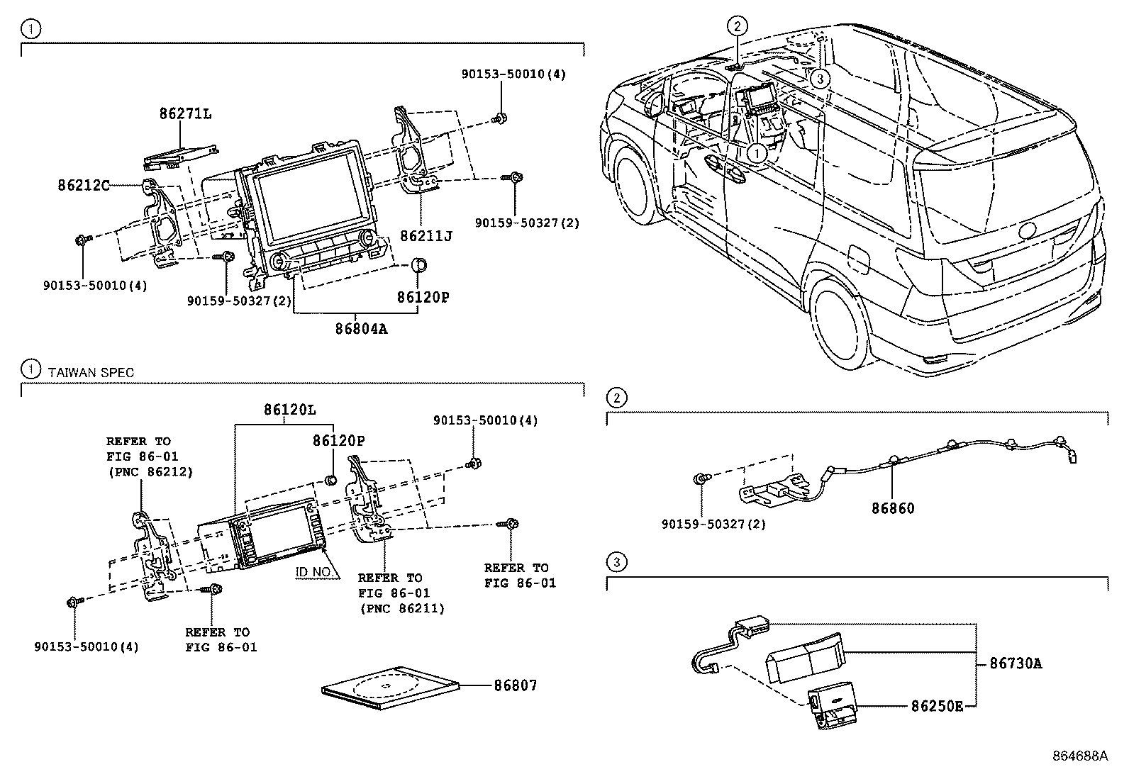 86211-58040 BRACKET, RADIO RECEIVER, NO.1 product image