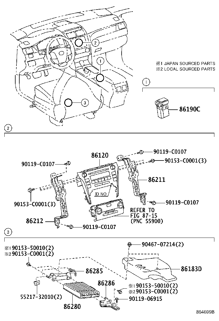 86100-0W260 AMPLIFIER ASSY, STEREO COMPONENT product image