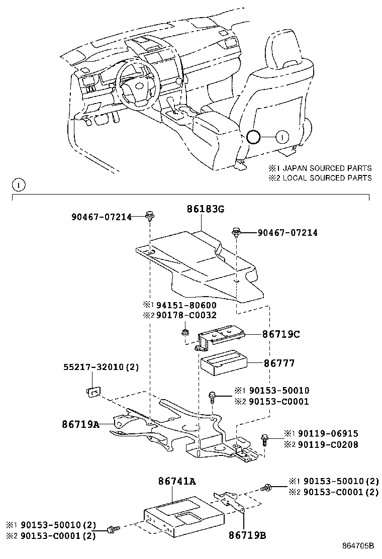 86741-06022 TRANSCEIVER, TELEMATICS product image