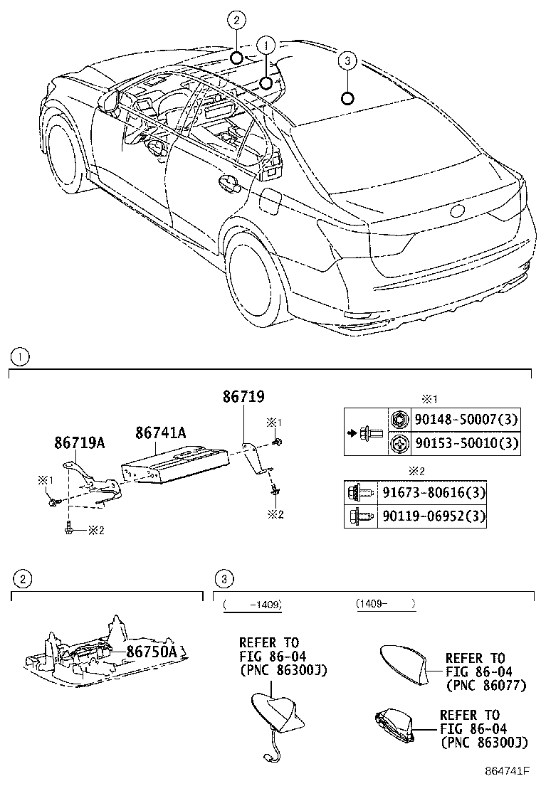 86719-30400 BRACKET, TELEPHONE NO.1 product image