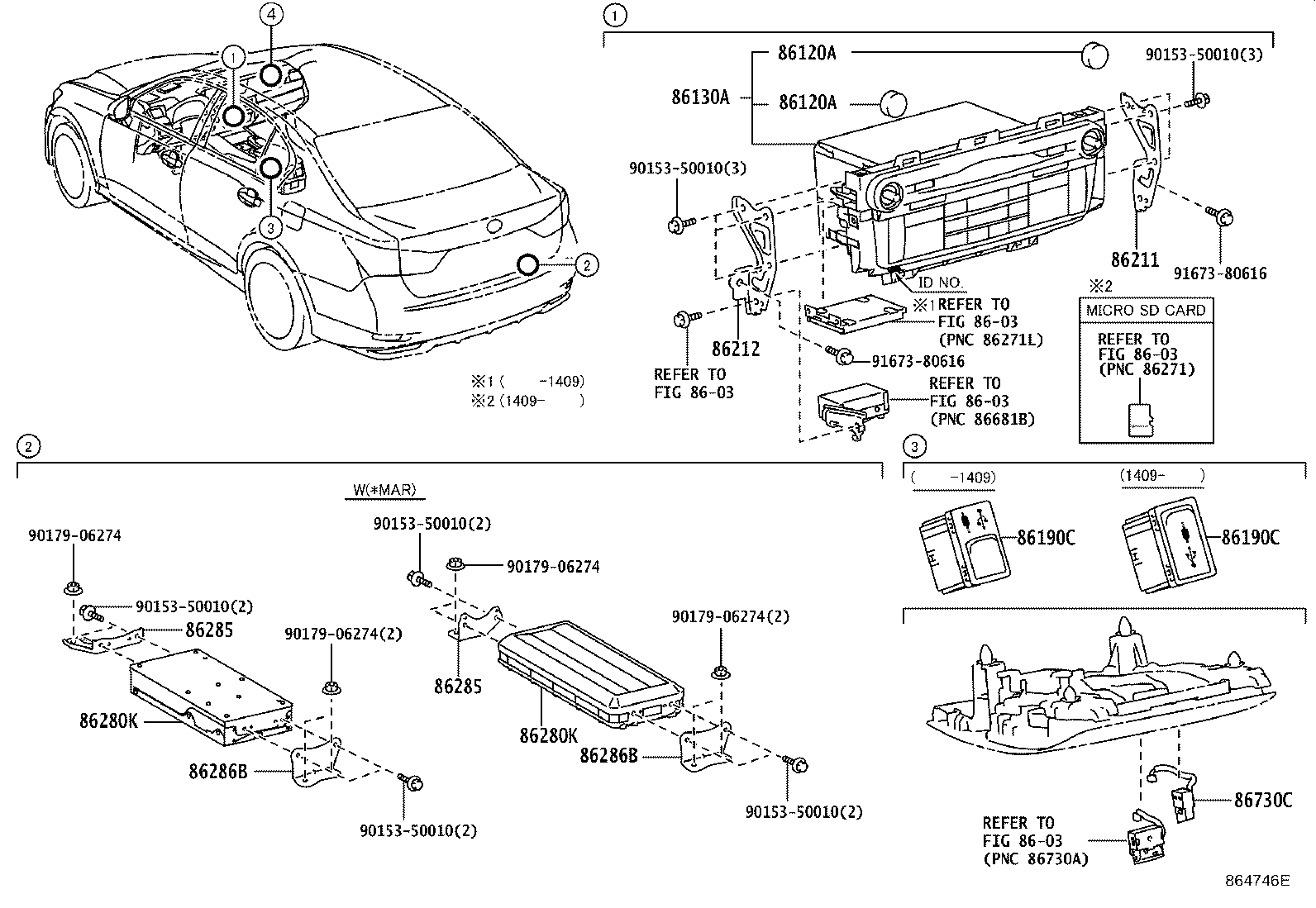 Toyota 86190-30040 ADAPTER ASSY, STEREO JACK, NO.1