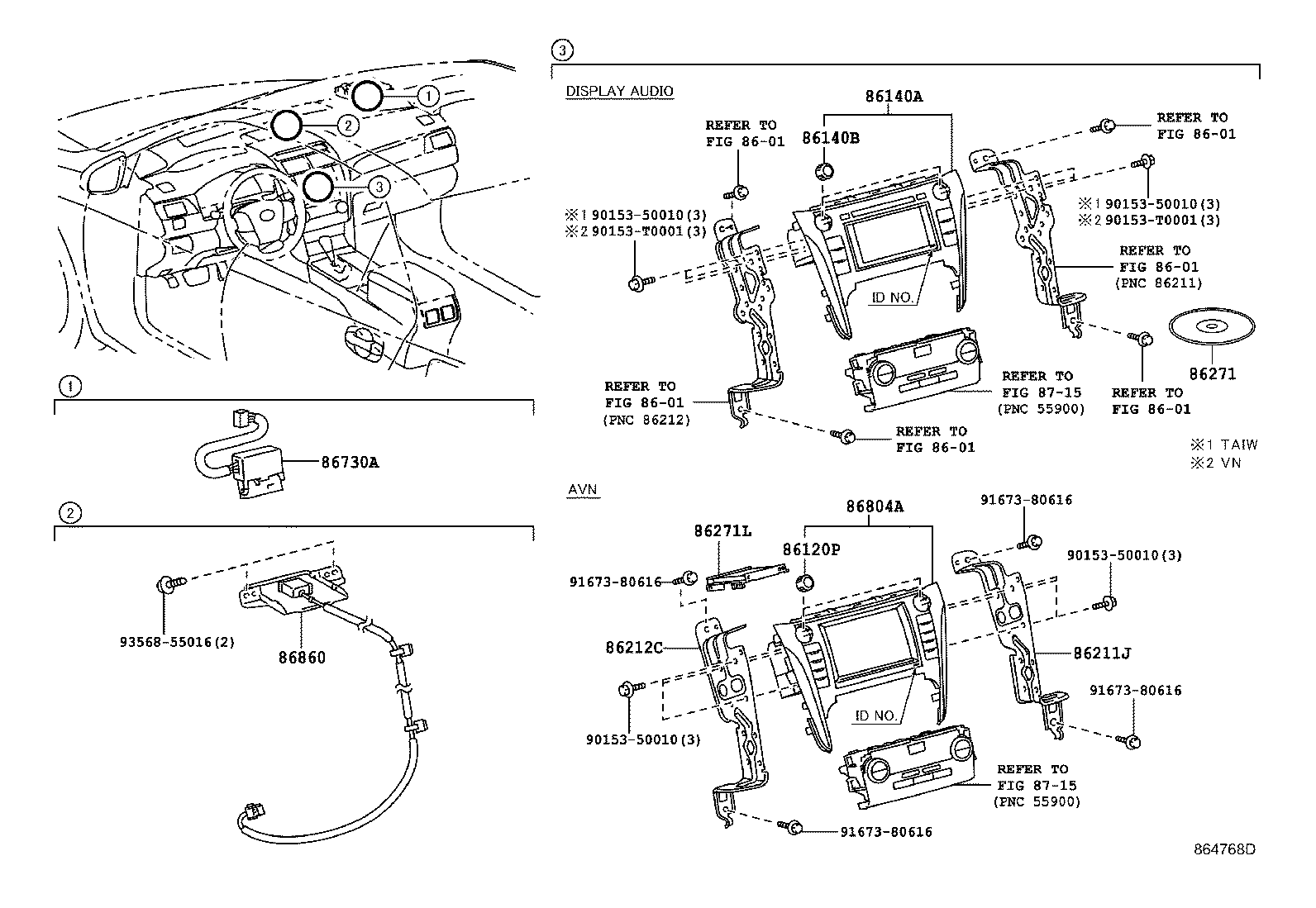 86211-06240 BRACKET, RADIO RECEIVER, NO.1 product image