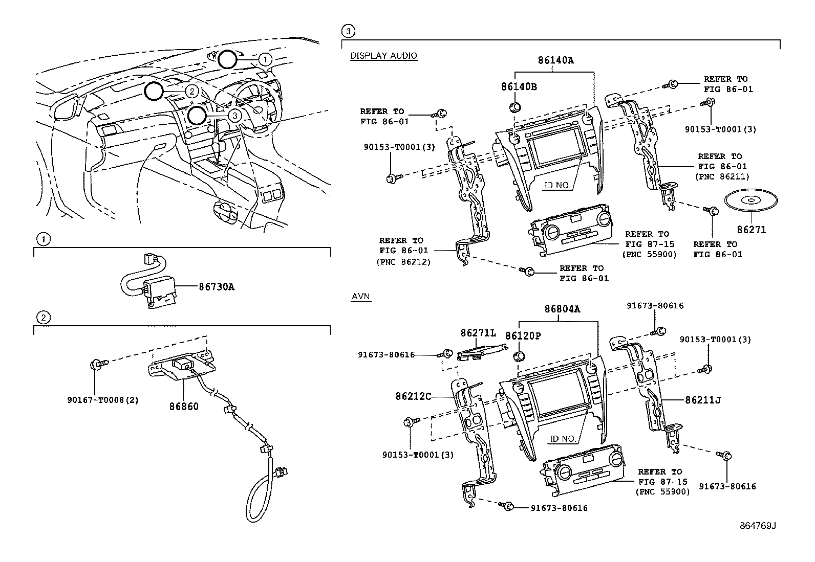 86211-06240 BRACKET, RADIO RECEIVER, NO.1 product image