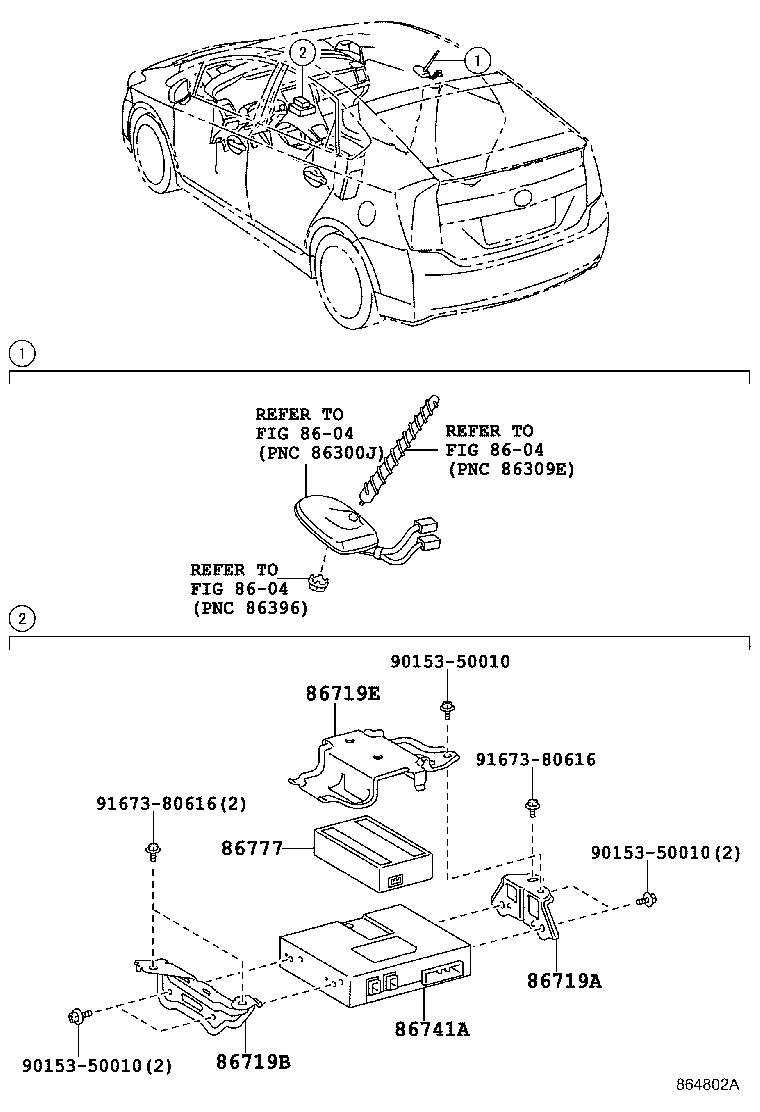 Toyota 86741-47030 TRANSCEIVER, TELEMATICS