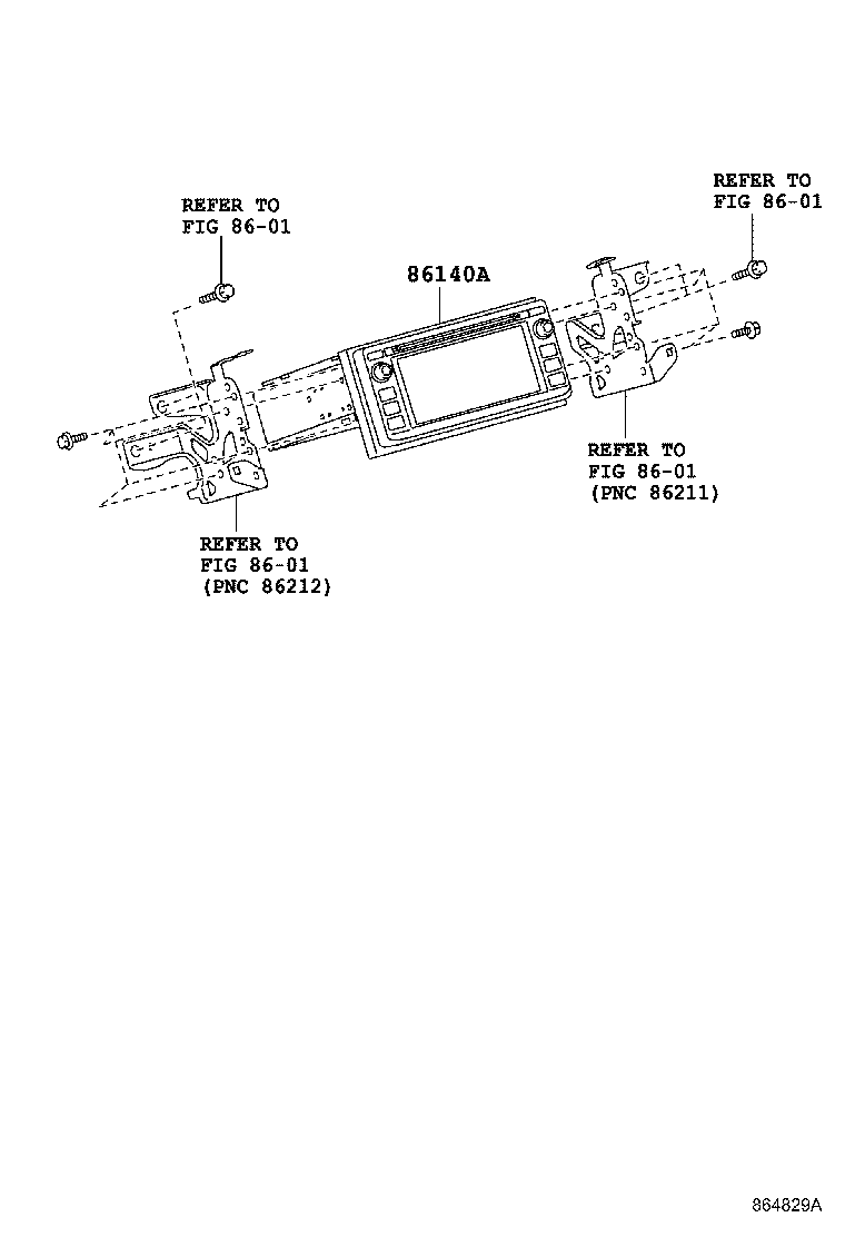 86100-42060 RECEIVER ASSY, NAVIGATION product image
