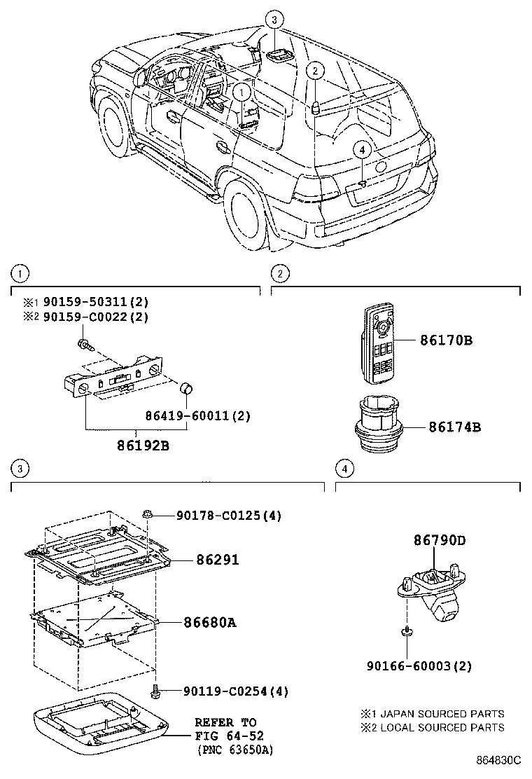 86192-60051 TERMINAL, HEADPHONE product image