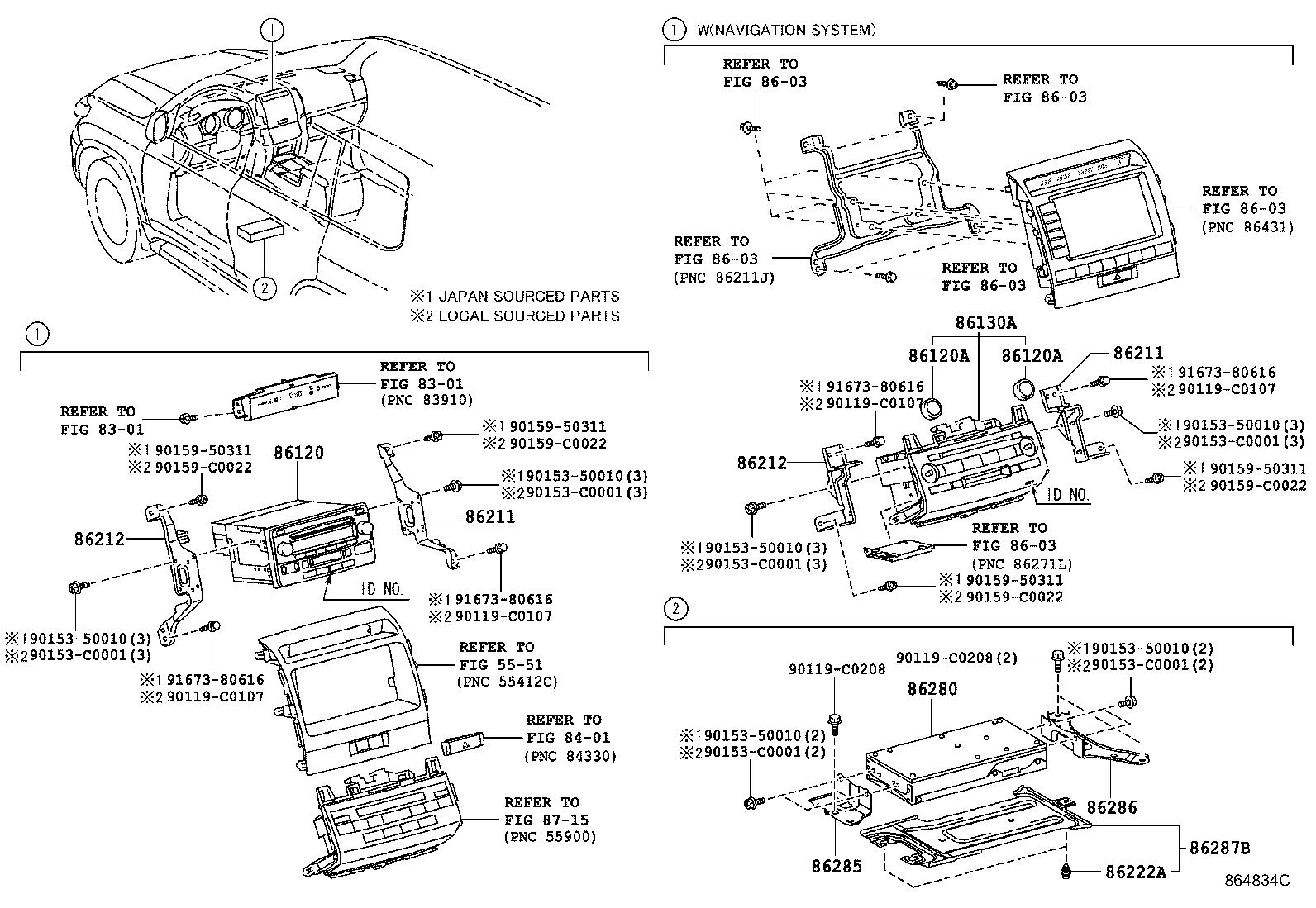 90011-25279 KNOB, RADIO RECEIVER SWITCH product image