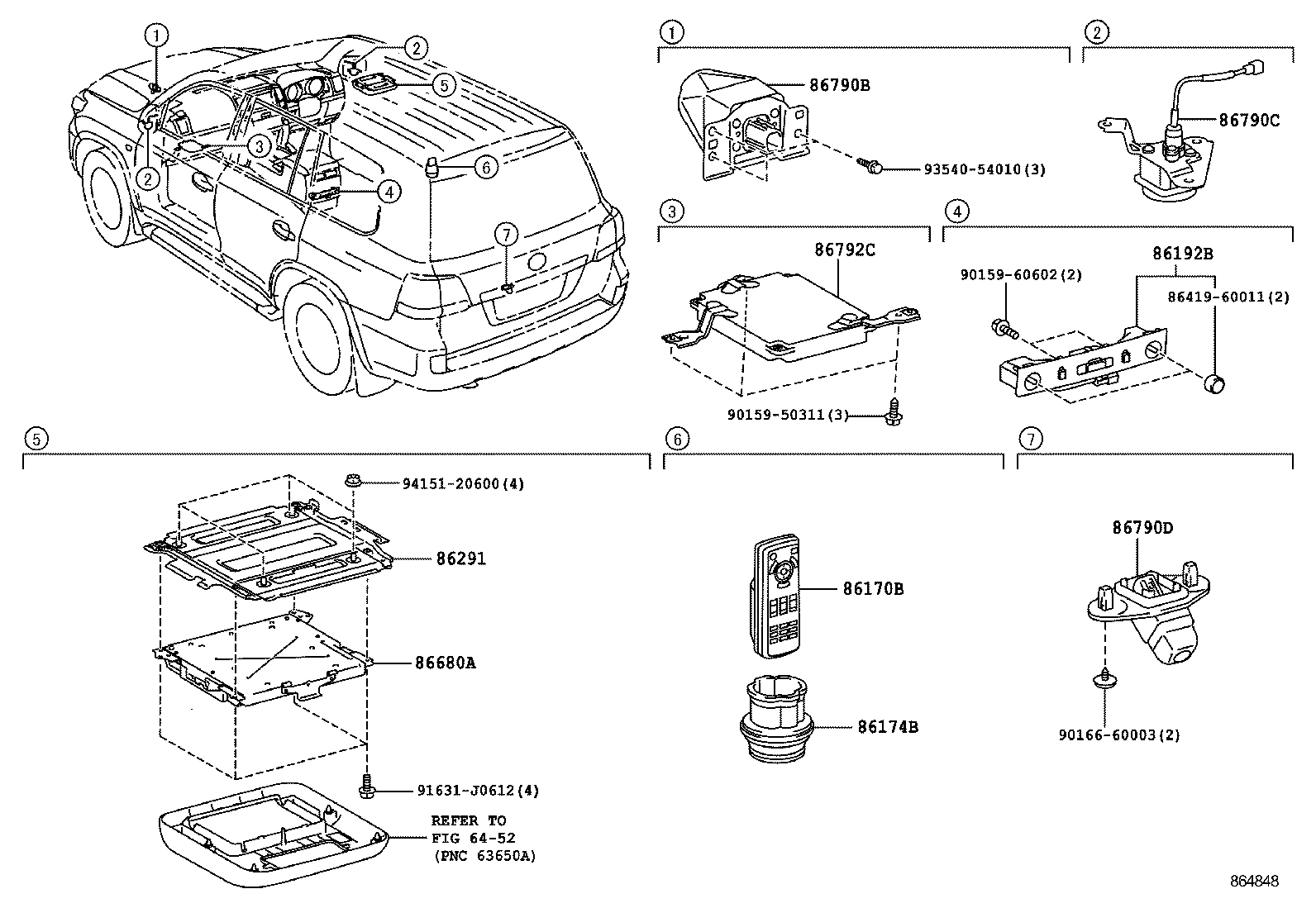 86170-60140 SWITCH & VOLUME ASSY, TELEVISION product image