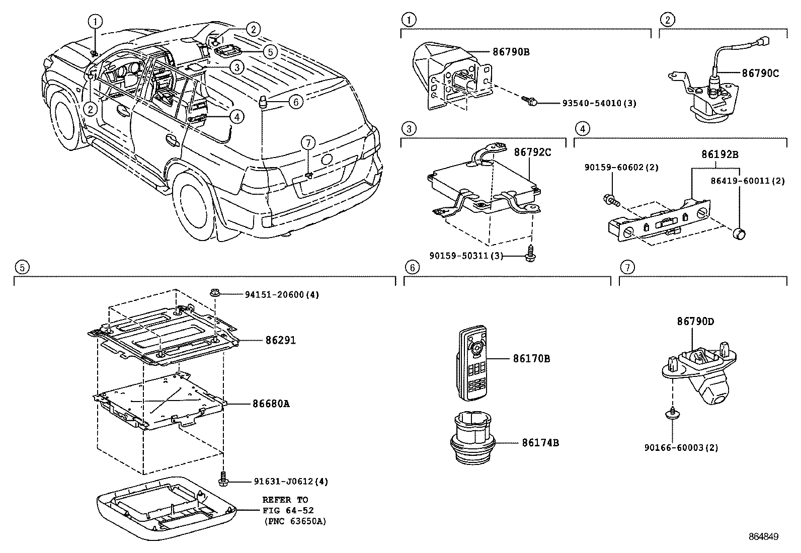 86174-60040 CASE, SWITCH & VOLUME product image