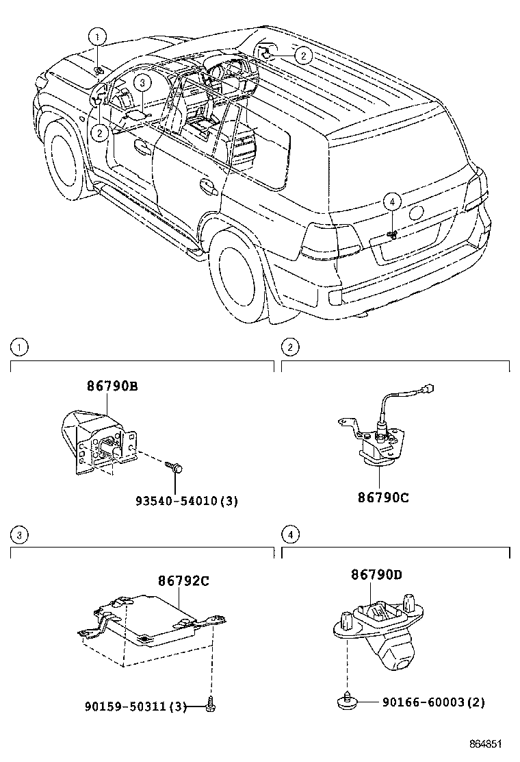 86170-60250 SWITCH & VOLUME ASSY, TELEVISION product image
