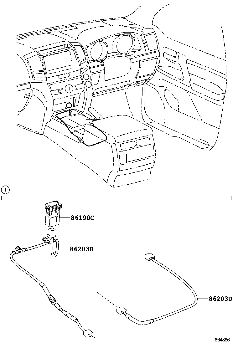 86280-60480 AMPLIFIER ASSY, STEREO COMPONENT product image