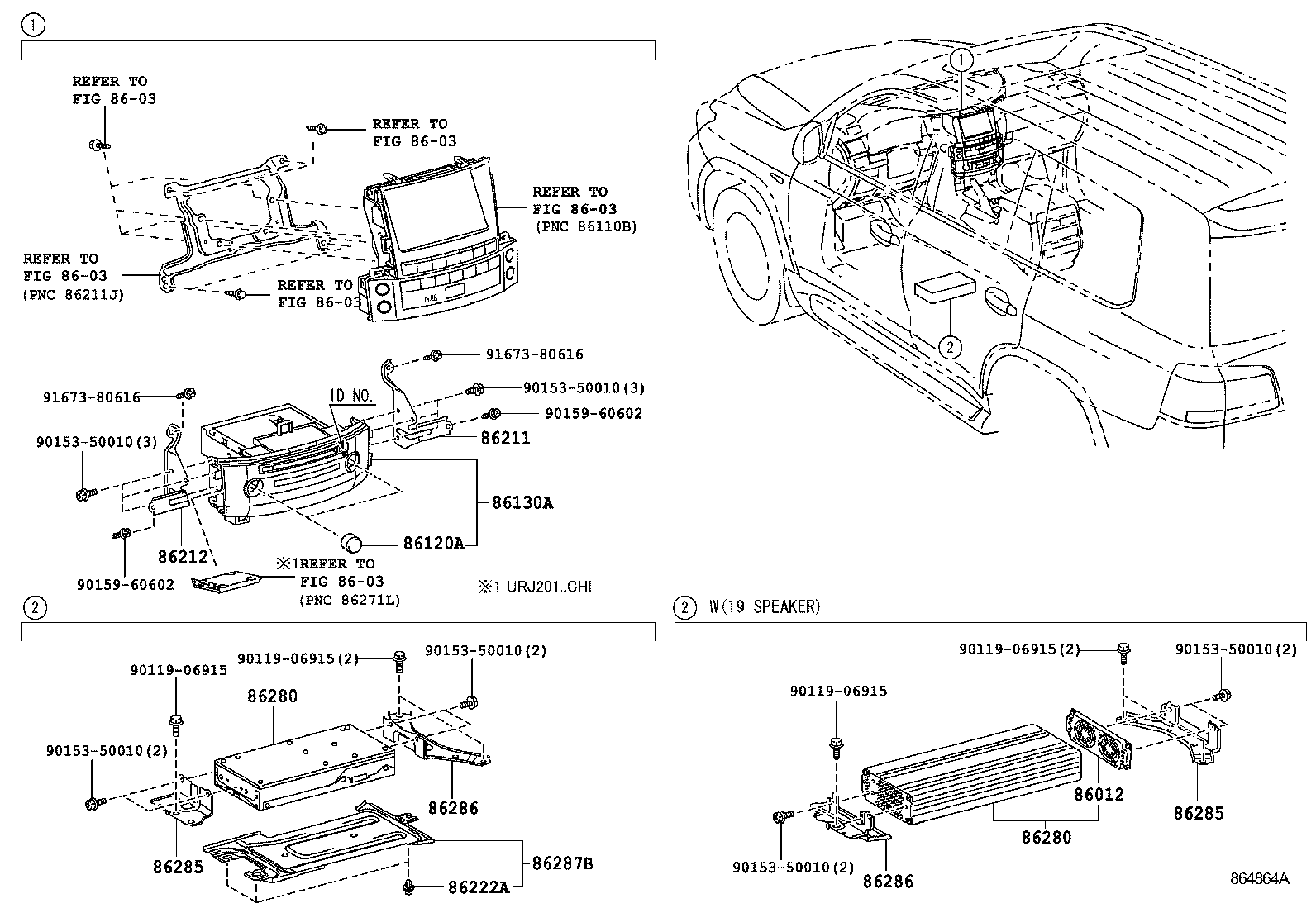 86804-60580 RECEIVER ASSY, MULTI-MEDIA MODULE product image
