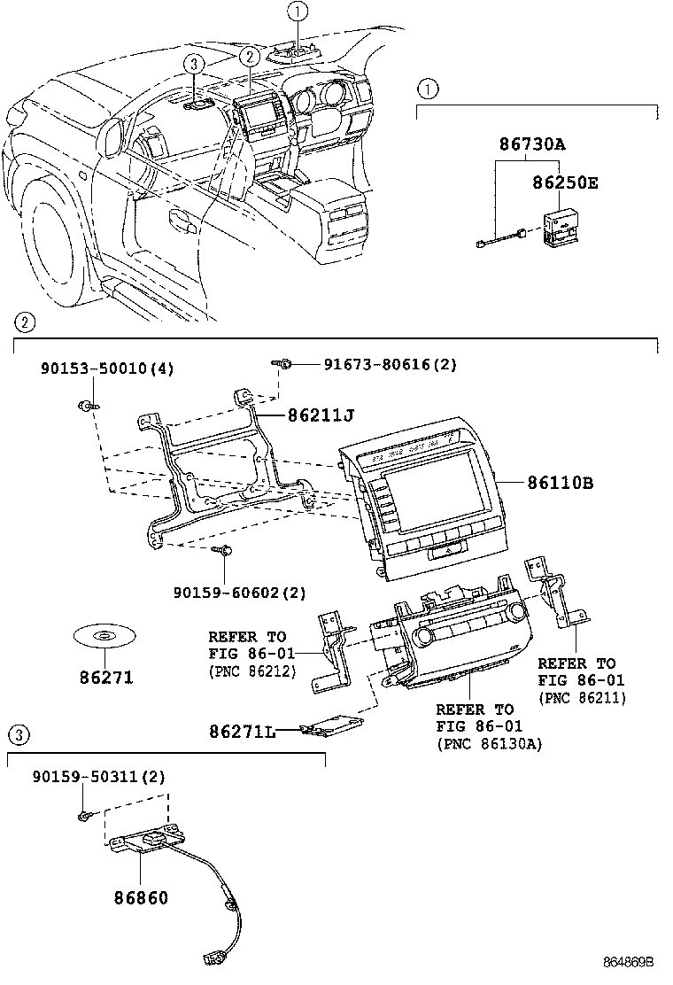86110-60180 MULTI-DISPLAY ASSY product image