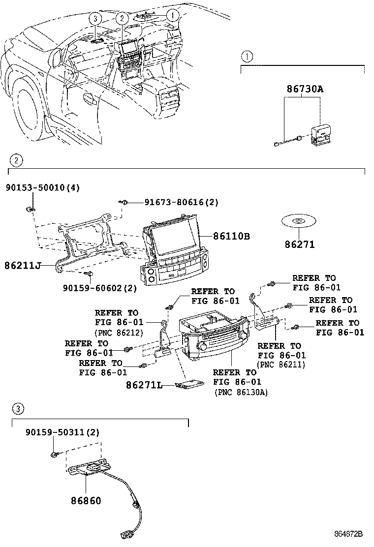 86110-60281 MULTI-DISPLAY ASSY product image