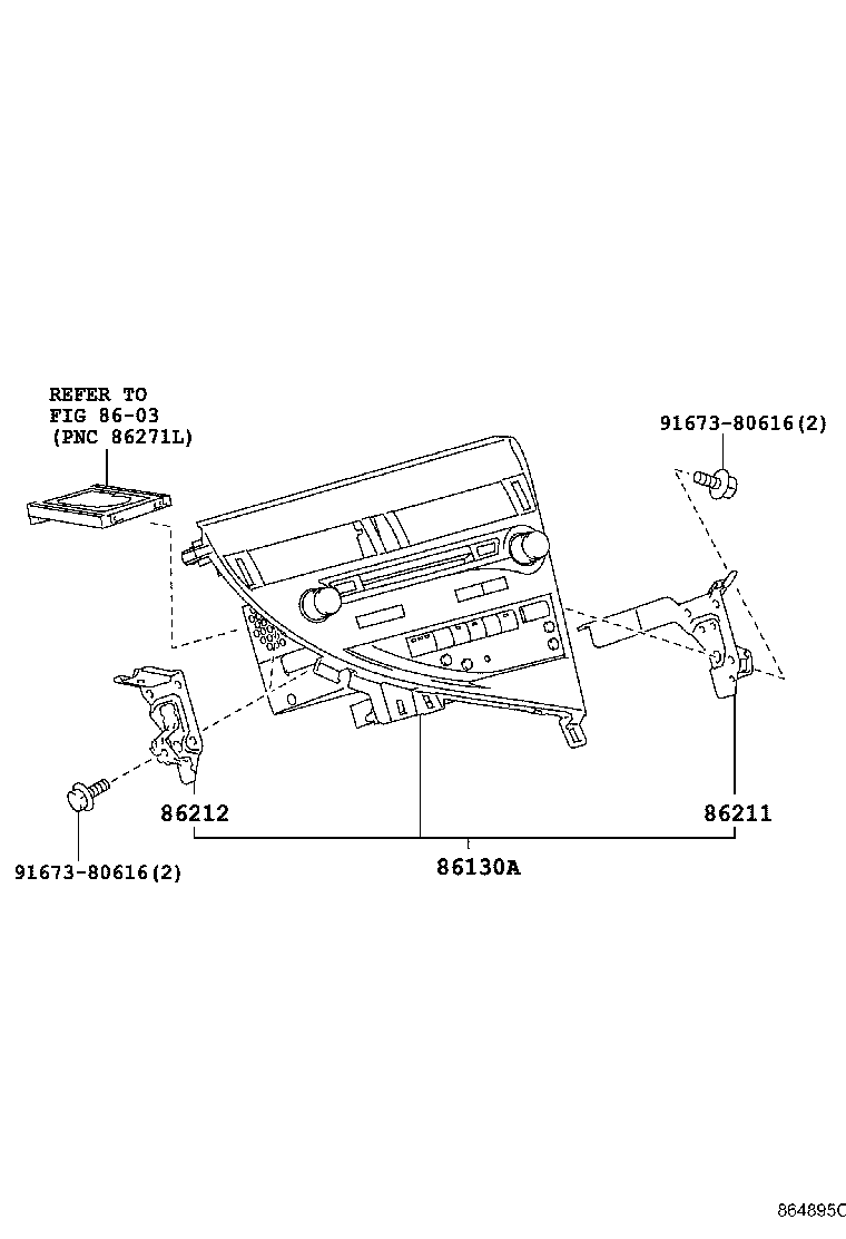 86804-48100 RECEIVER ASSY, MULTI-MEDIA MODULE product image