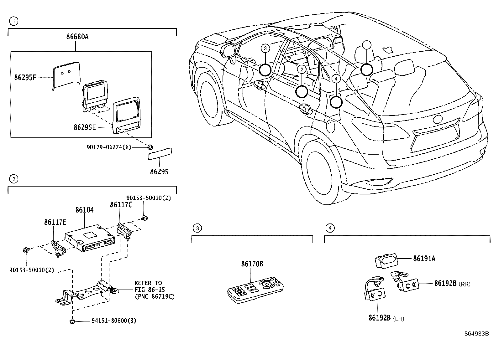 86170-60160 SWITCH & VOLUME ASSY, TELEVISION product image