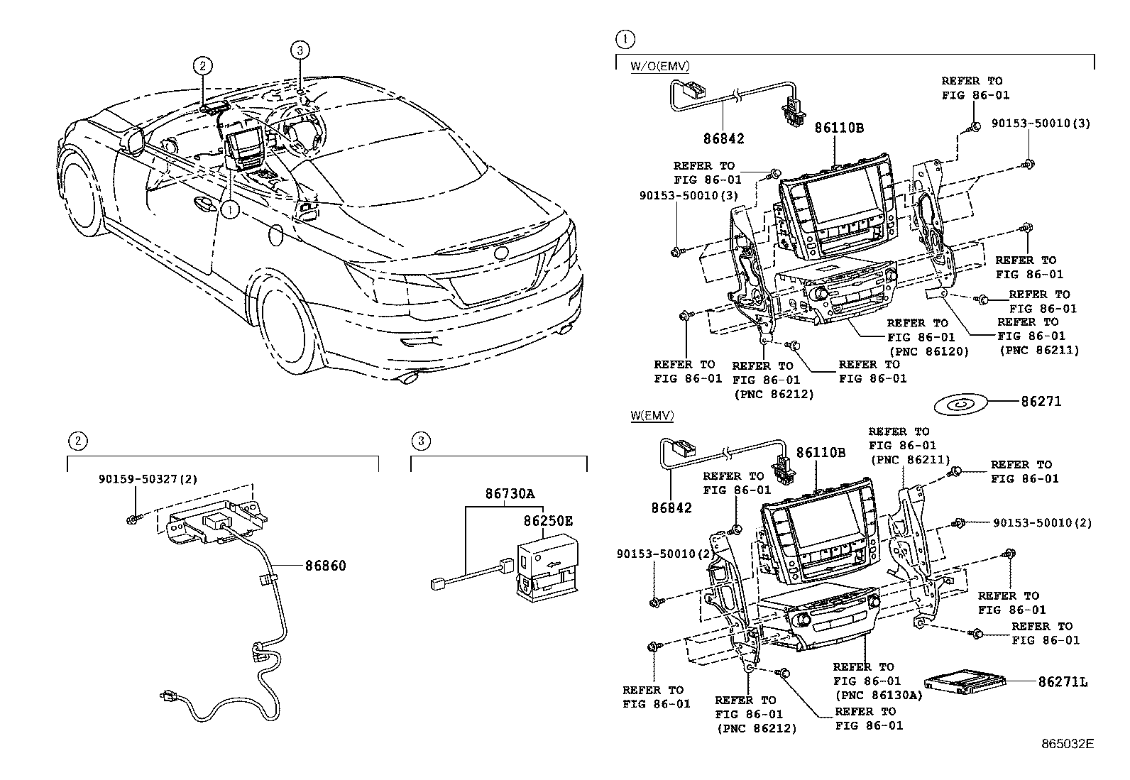 86110-53330 MULTI-DISPLAY ASSY product image