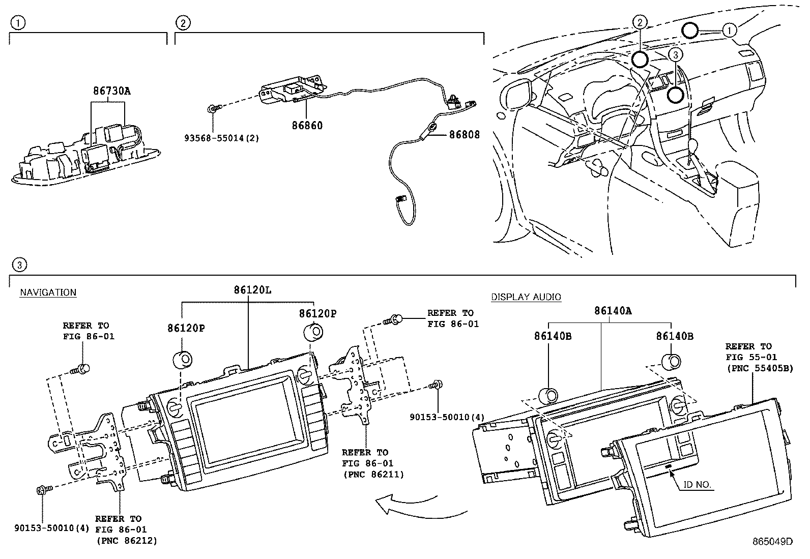 Toyota 86140-12060 RECEIVER ASSY, RADIO & DISPLAY
