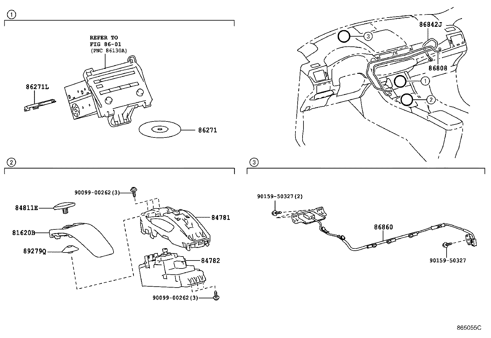 86431-76080 DISPLAY, DISPLAY & NAVIGATION MODULE product image