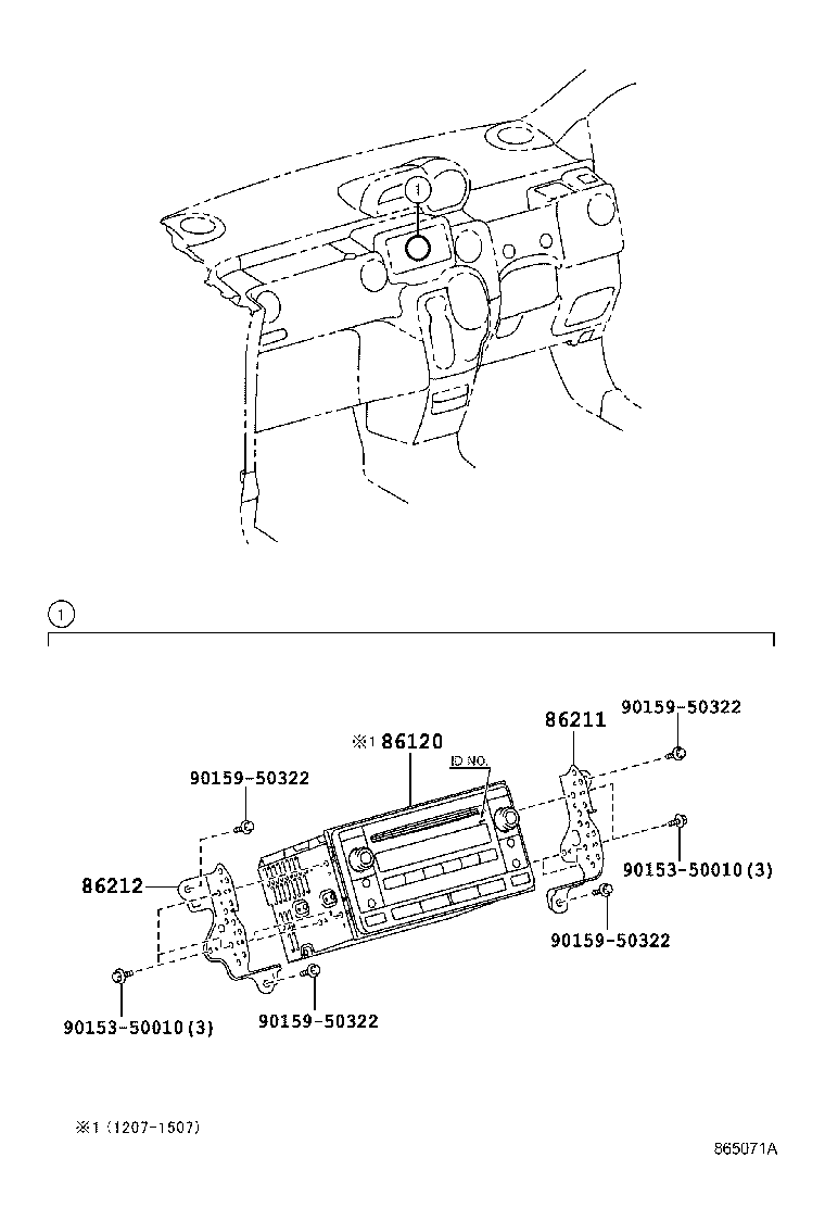 86120-52D91 RECEIVER ASSY, RADIO product image