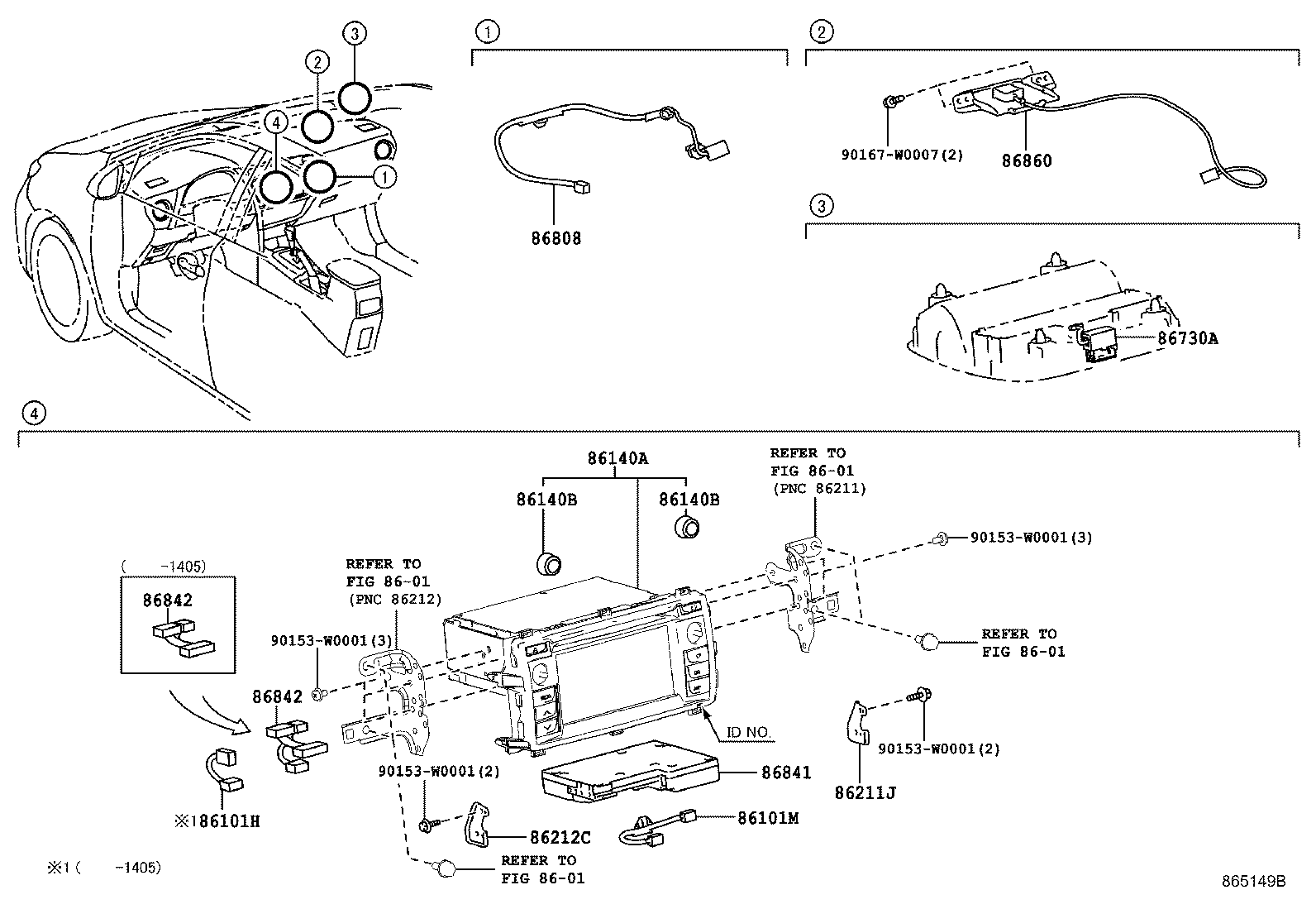 86211-02270 BRACKET, RADIO RECEIVER, NO.1 product image
