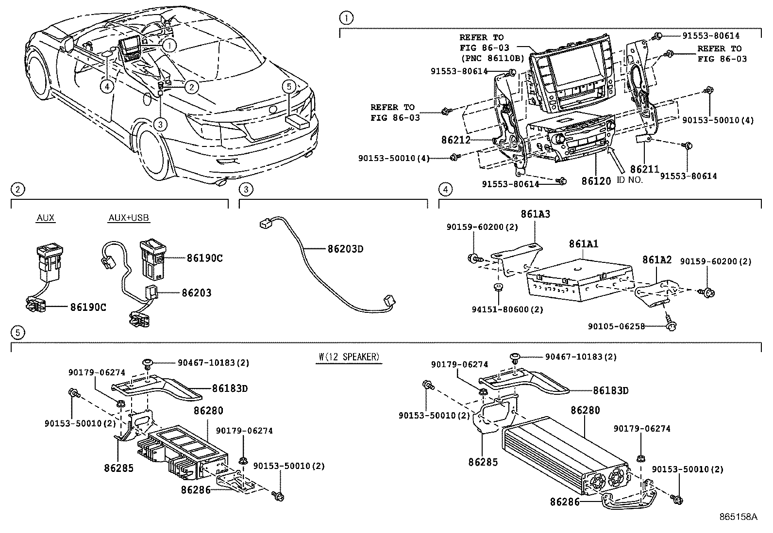 86804-53K90 RECEIVER ASSY, MULTI-MEDIA MODULE product image