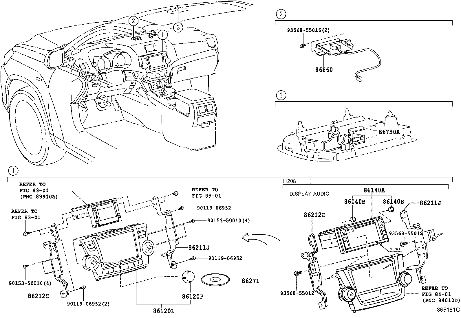 Toyota 86140-48150 RECEIVER ASSY, RADIO & DISPLAY