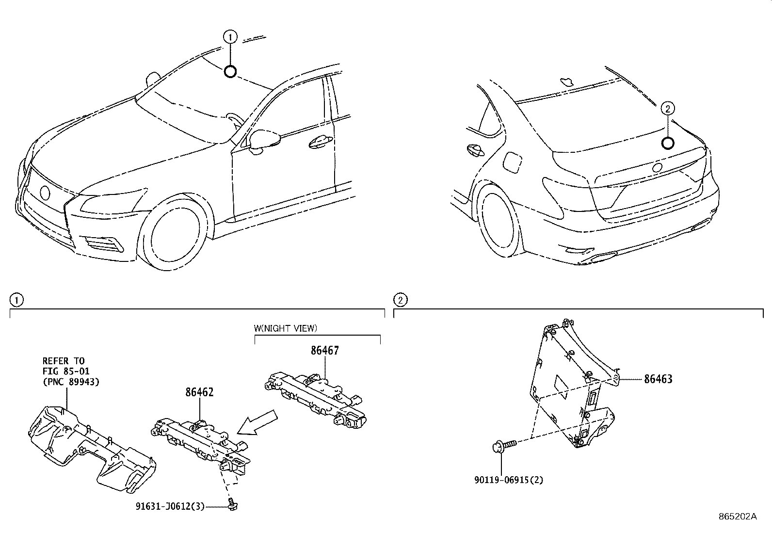 86462-50030 CAMERA, OBJECT RECOGNITION product image