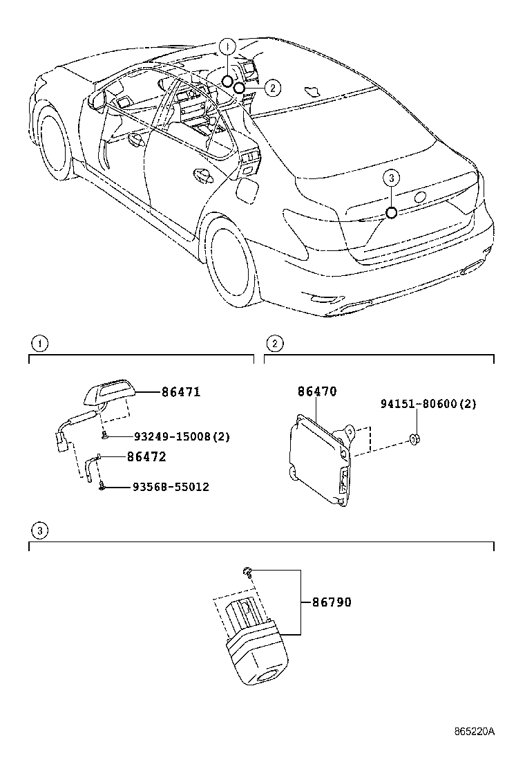 86170-50470 SWITCH & VOLUME ASSY, TELEVISION product image