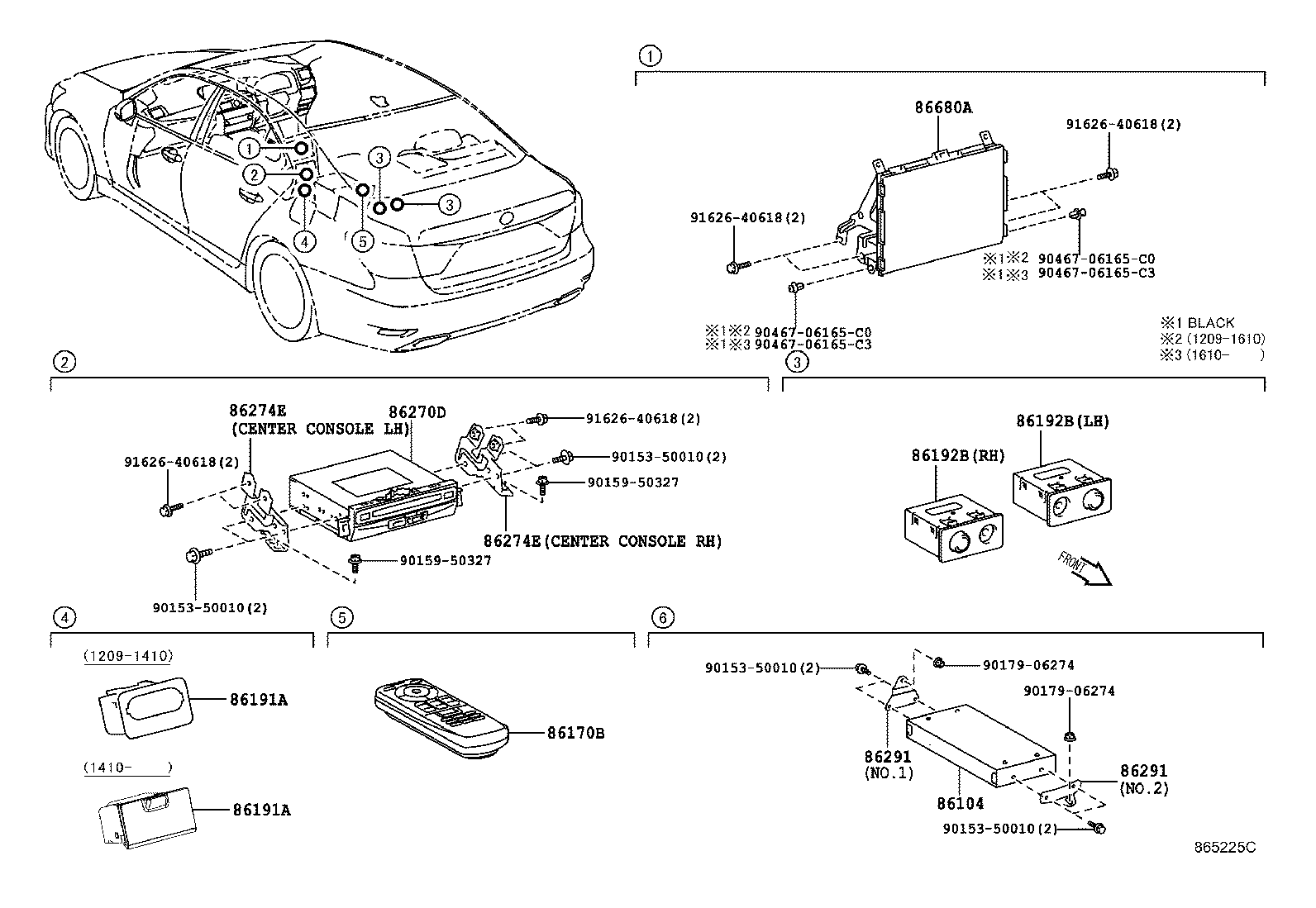 86170-50470 SWITCH & VOLUME ASSY, TELEVISION product image