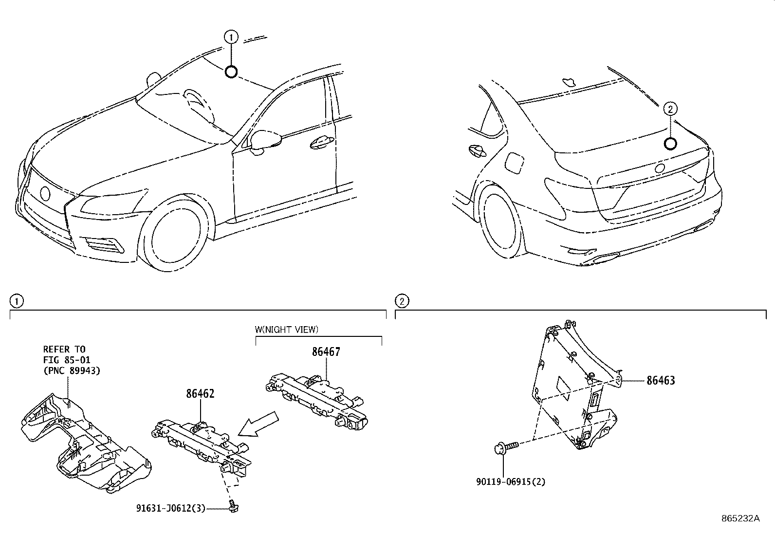 86462-50030 CAMERA, OBJECT RECOGNITION product image